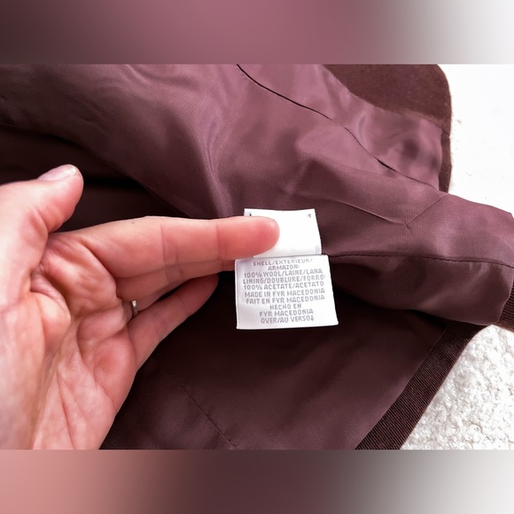 Liz Claiborne Brown Wool Jacket Blazer - Picture 6 of 6